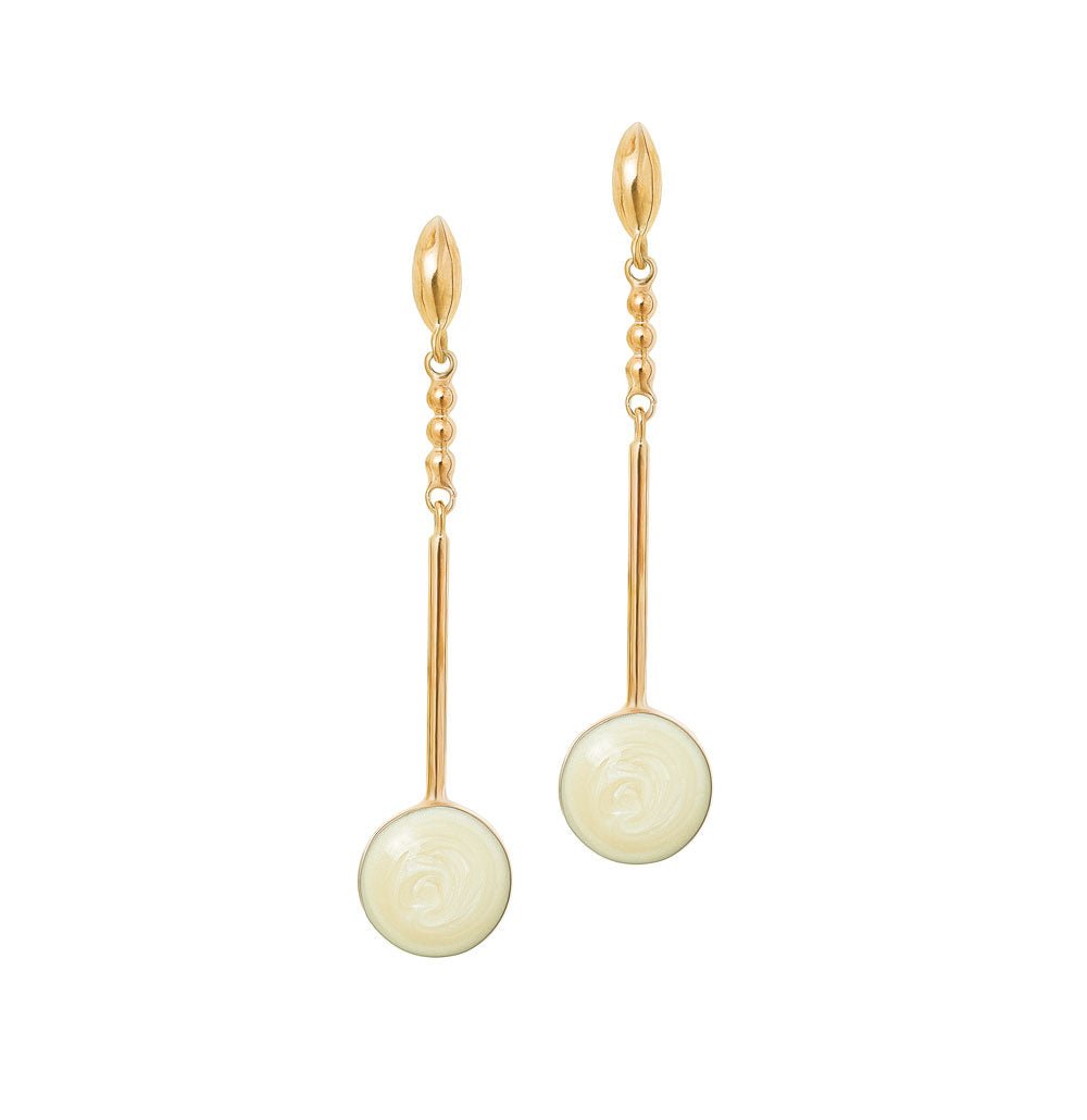 Adriana Earrings - 14K Gold and Pearl - SOPHIE BLAKE NY