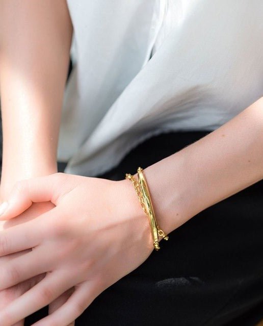 Cary Wrap Bracelet - 14K Gold Plated - SOPHIE BLAKE NY