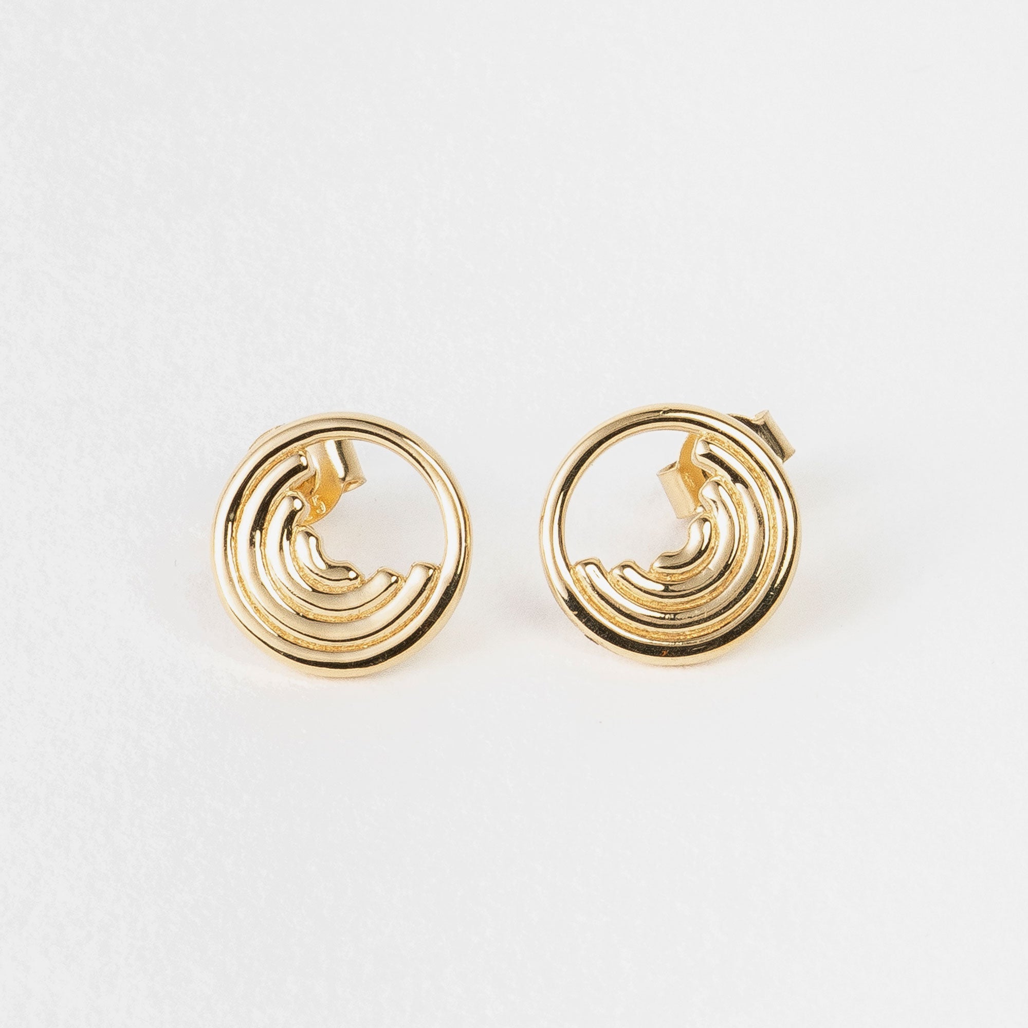 Charlotte Studs - 925 Silver/14K Gold Plate - SOPHIE BLAKE NY