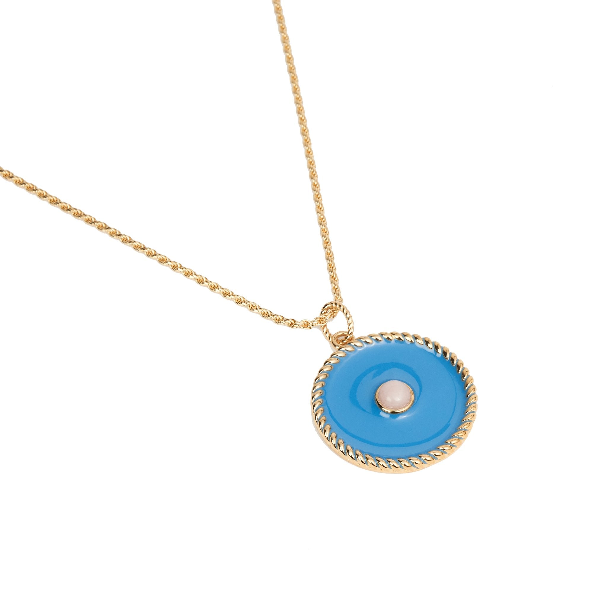 Ella Pendant Bijoux Blue -925 Sterling Silver - SOPHIE BLAKE NY