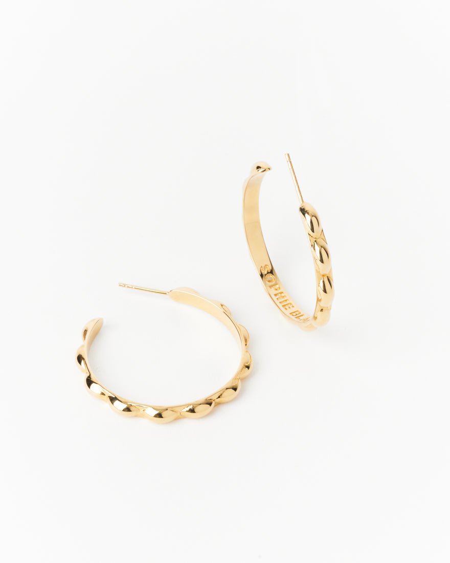 Large Selena Hoops - 14K Gold - SOPHIE BLAKE NY