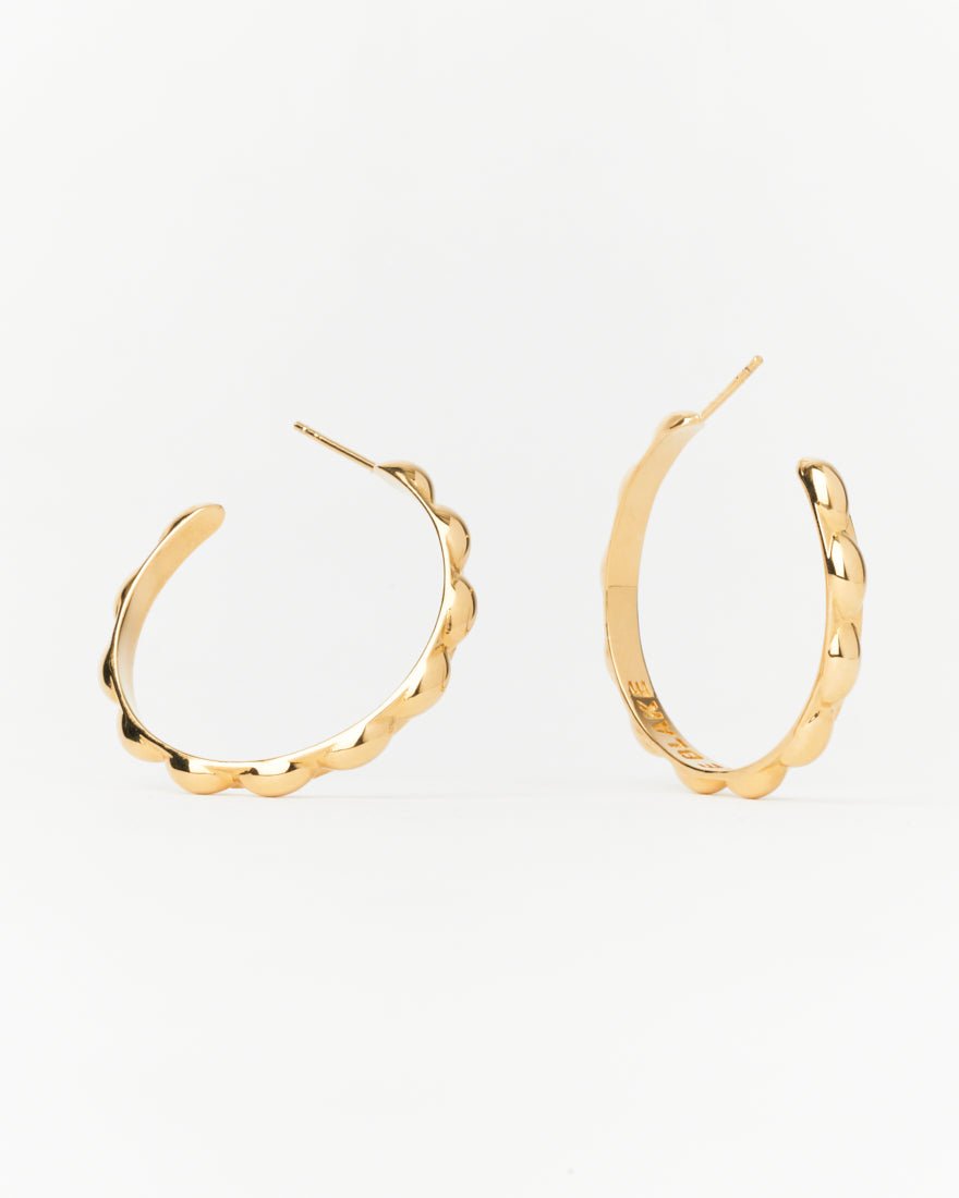 Large Selena Hoops - 14K Gold - SOPHIE BLAKE NY