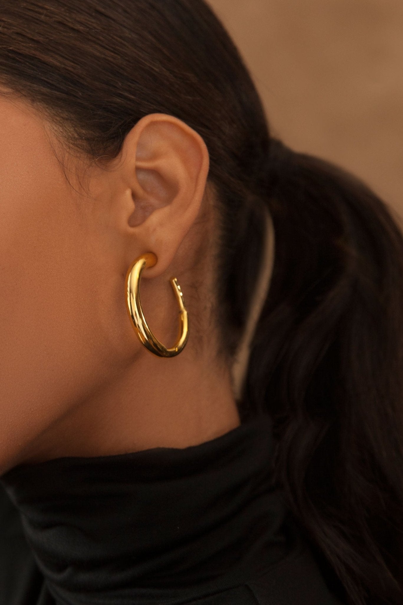 Medium Maggie Hoops - 14K Gold - SOPHIE BLAKE NY