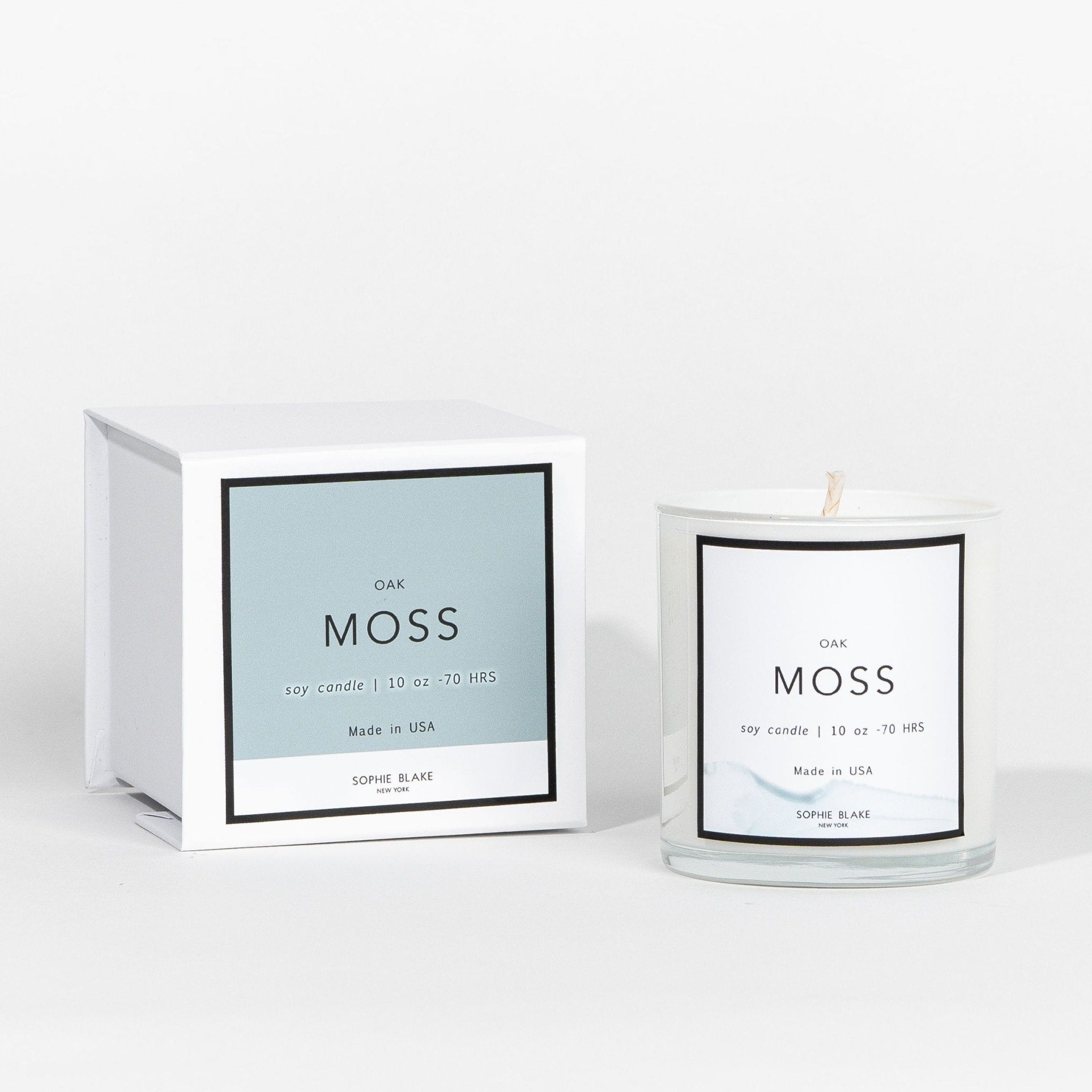 Oak Moss - 10 oz Soy Candle - SOPHIE BLAKE NY