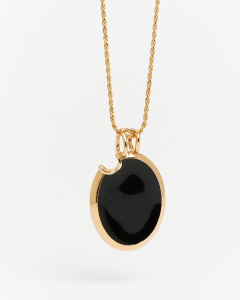 Rumor Double Sided Pendant Onyx