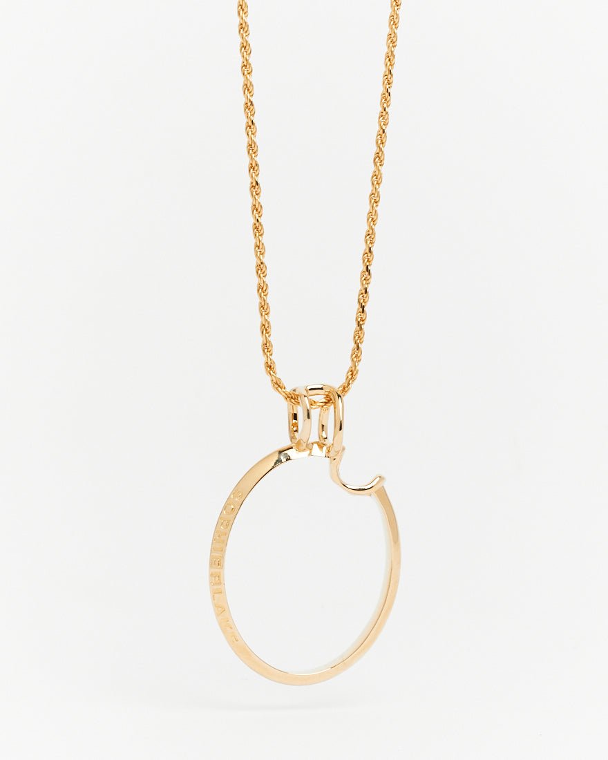 Rumor See Through Pendant - 925 Silver/14k Gold Plate - SOPHIE BLAKE NY