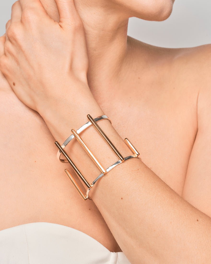 Stella Cuff Two-tone - 14K Gold/925 Silver Plated - SOPHIE BLAKE NY