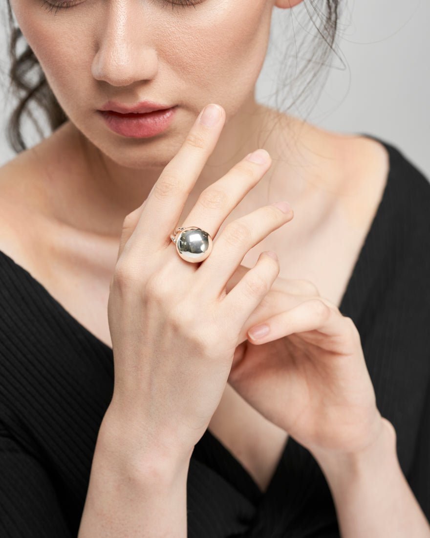 Zoe Dome Ring - 925 Silver - SOPHIE BLAKE NY